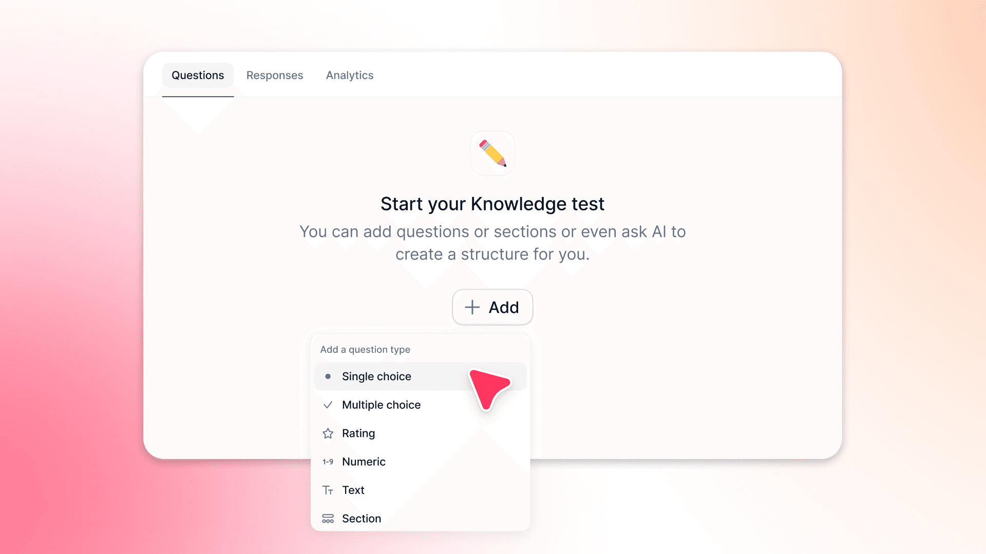 Evalúa el progreso con tests de conocimiento