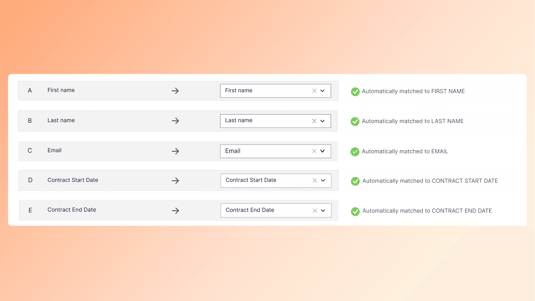 Importa datos de colaboradores a Factorial